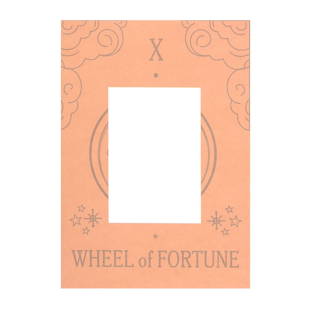 The Wheel of Fortune Tarot Necklace & Greeting Card - Crystal Nest