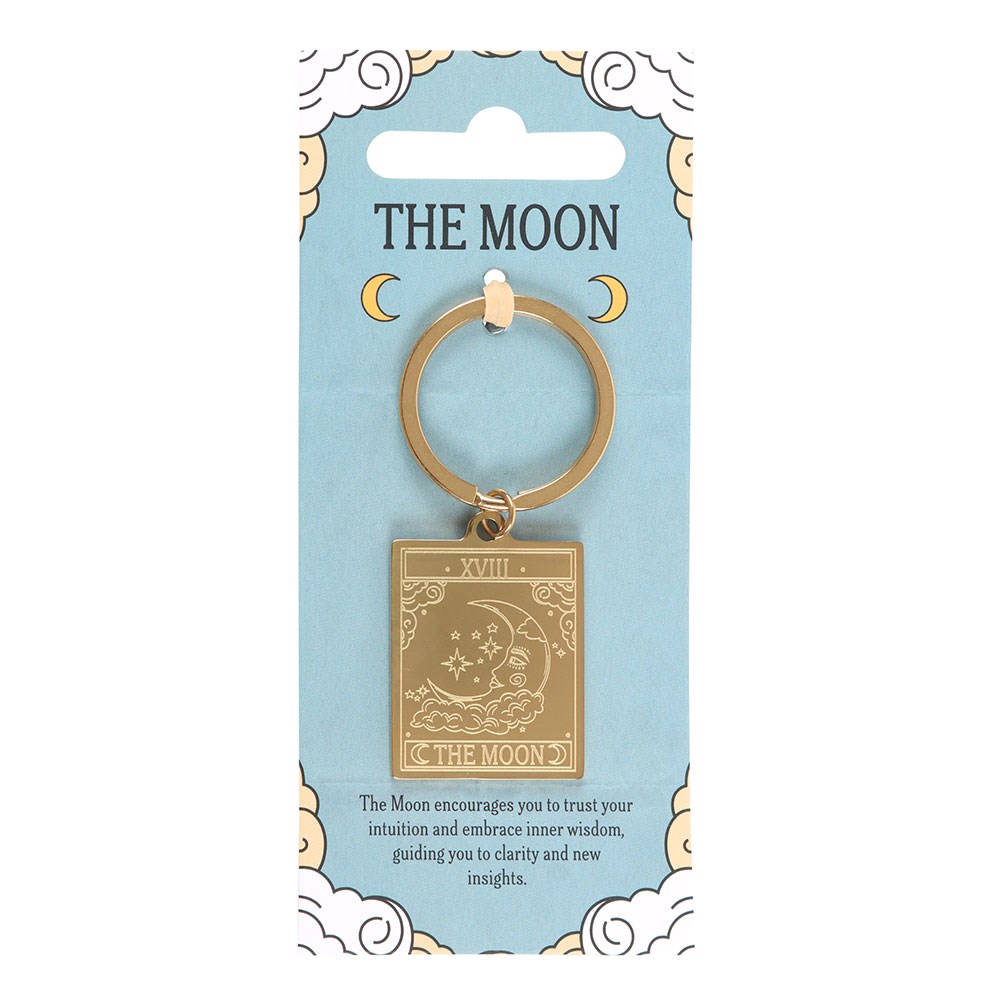The Moon Tarot Keyring - Crystal Nest