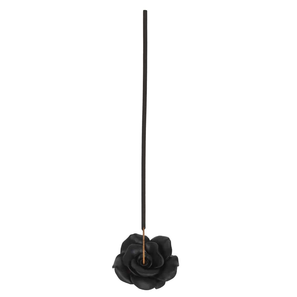 Black Rose Incense Stick Holder - Crystal Nest