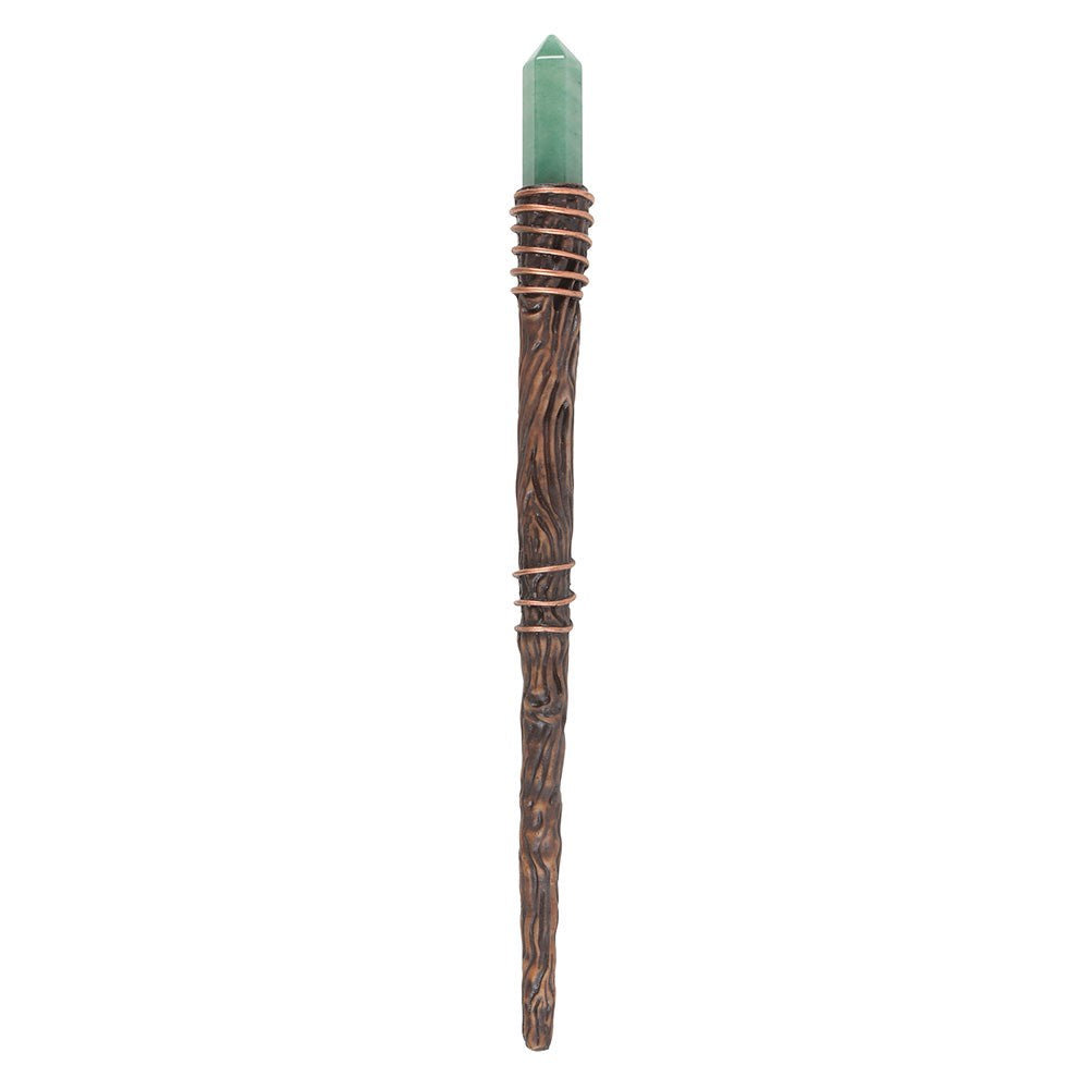 Abundance Green Aventurine Crystal Wand - Crystal Nest