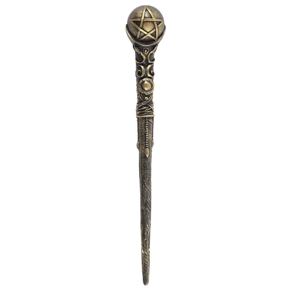 Bronze Pentagram Wand - Crystal Nest