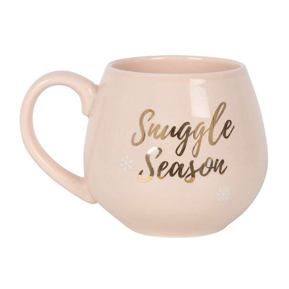Pink Snuggle Season Ceramic Mug - Crystal Nest