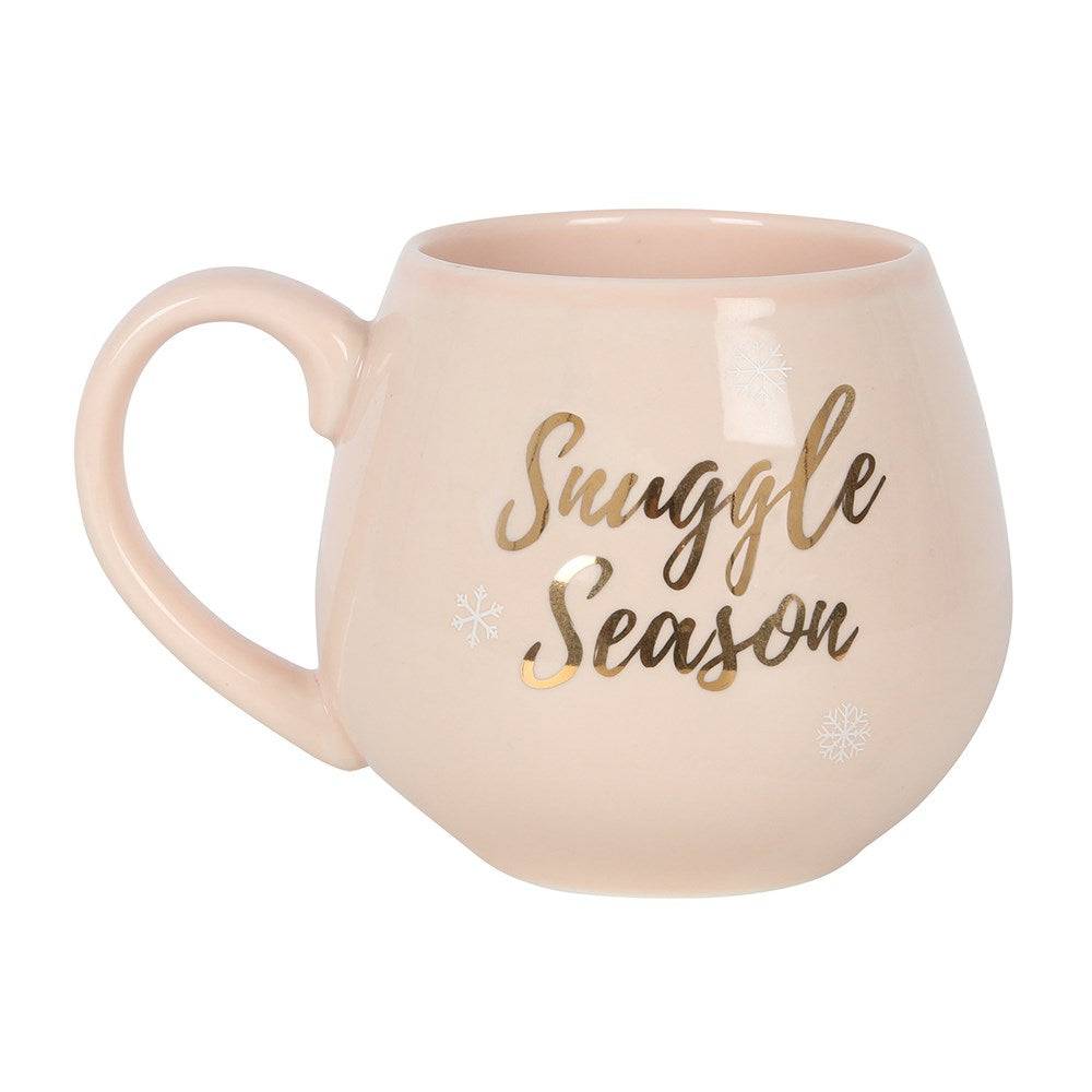 Pink Snuggle Season Ceramic Mug - Crystal Nest