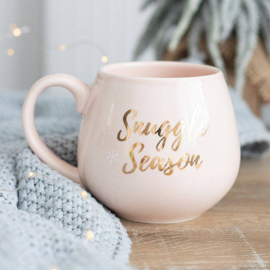 Pink Snuggle Season Ceramic Mug - Crystal Nest