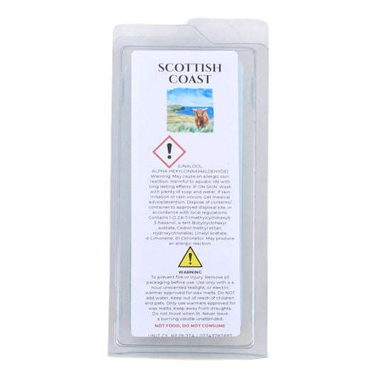 Scottish Coast Wax Melt Snap Bar | Ocean Breeze & Driftwood