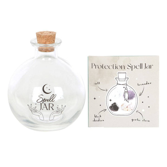 Glass Spell Jar with Recipe Booklet - Crystal Nest