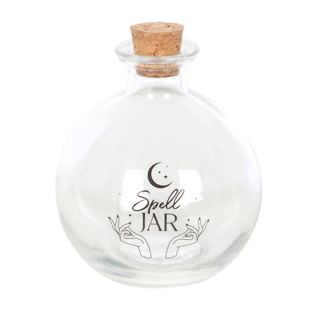 Glass Spell Jar with Recipe Booklet - Crystal Nest