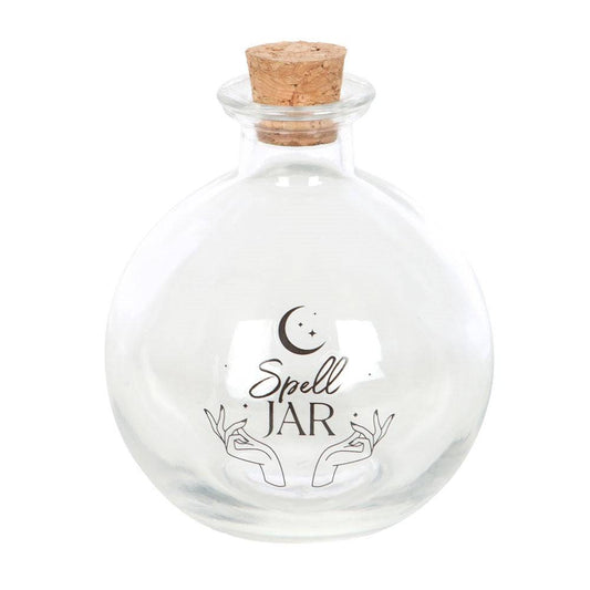 Glass Spell Jar with Recipe Booklet - Crystal Nest