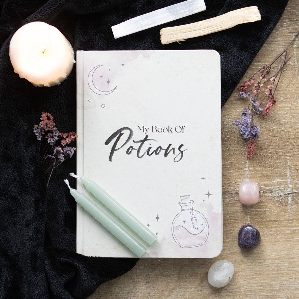 My Book Of Potions A5 Notebook - Crystal Nest