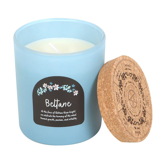 Beltane Orange Blossom Wheel of the Year Candle - Crystal Nest