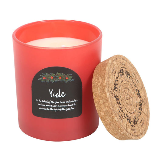 Yule Wintergreen Wheel of the Year Candle - Crystal Nest