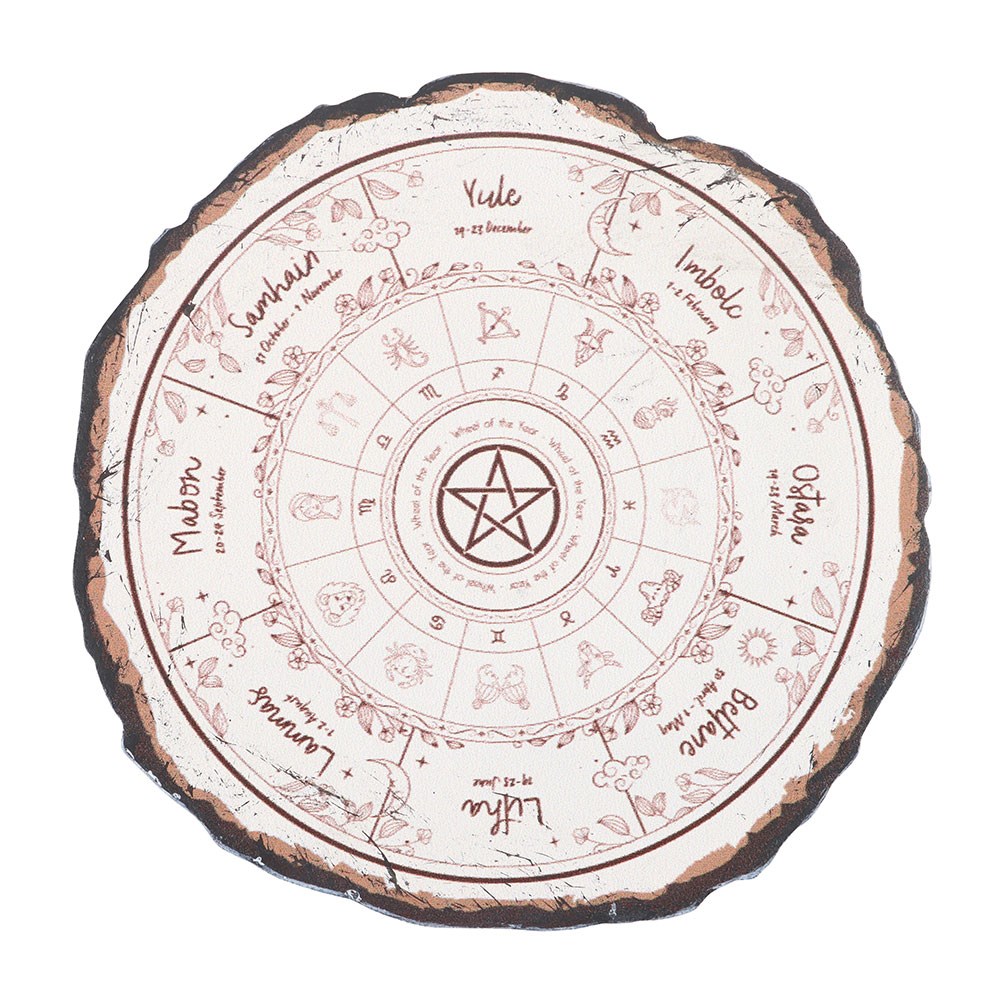 Wheel of the Year Coasters | Set of 4 - Crystal Nest
