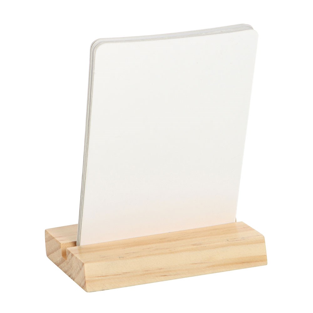 Wheel of the Year Altar Card Set | Sabbat Cards with Wooden Stand - Crystal Nest