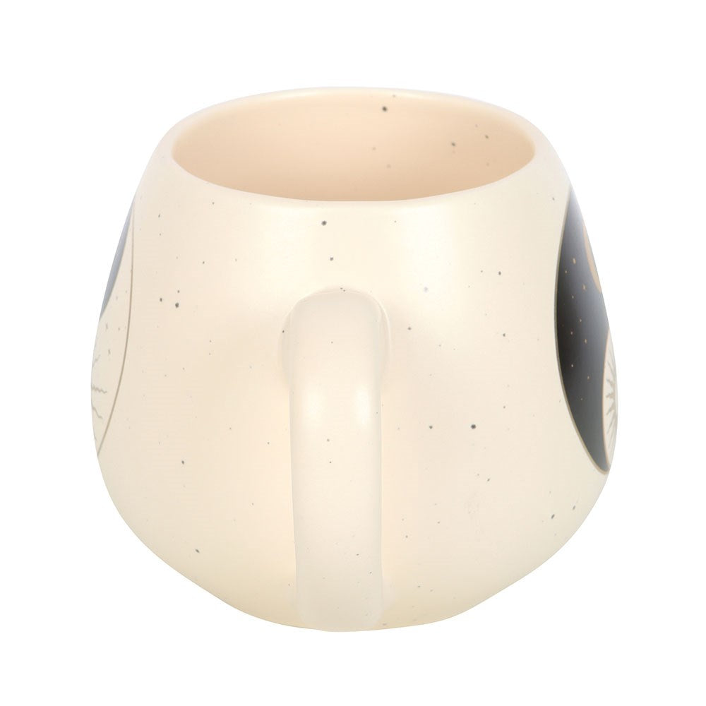 Golden Harmony Yin Yang Rounded Mug - Crystal Nest