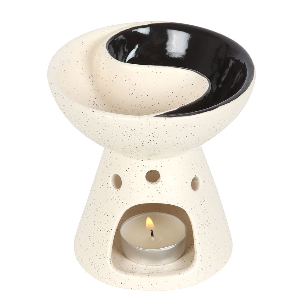 Yin Yang Dual Oil Burner and Wax Warmer - Crystal Nest