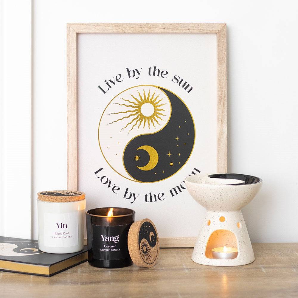 Yin Yang Dual Oil Burner and Wax Warmer - Crystal Nest