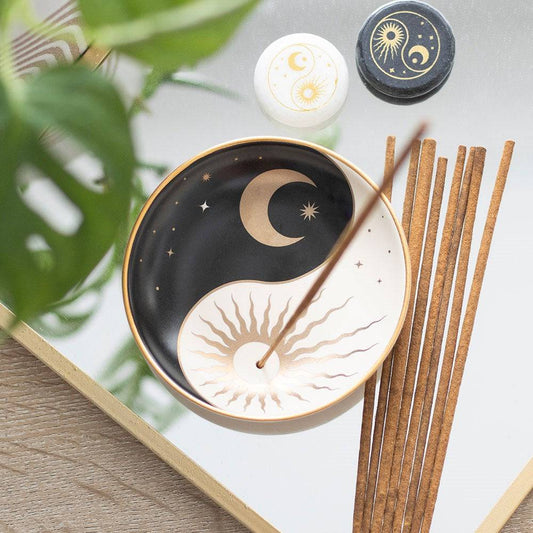 Yin Yang Incense Stick Holder - Crystal Nest