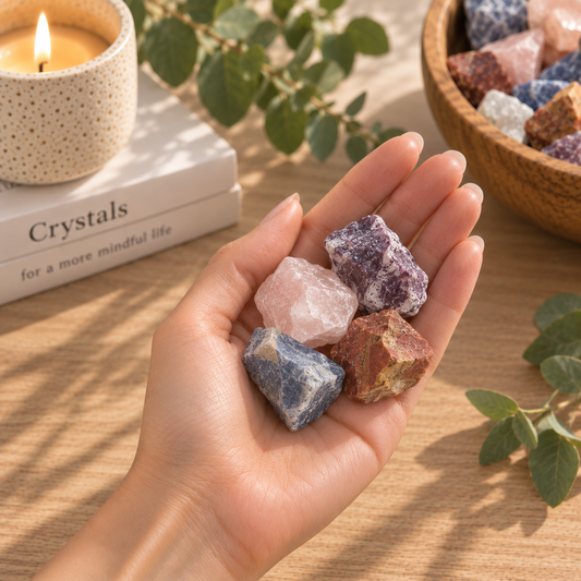 Raw Crystal Discovery Mix | Assorted Rough Crystals