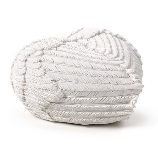 Small Heart-Shaped Angel Wings Trinket Box | White - Crystal Nest