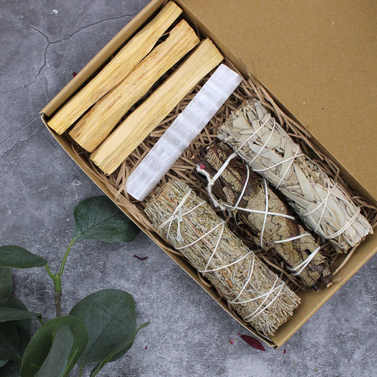 Energy Cleansing & Smudging Kit - Crystal Nest