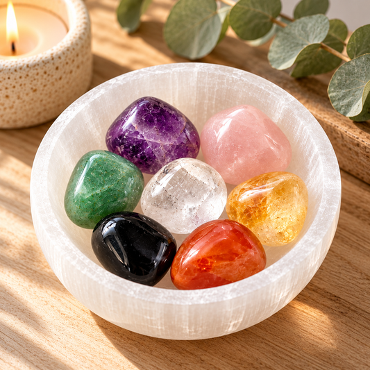 The Essential Crystal Set | 7 Tumblestones - Crystal Nest