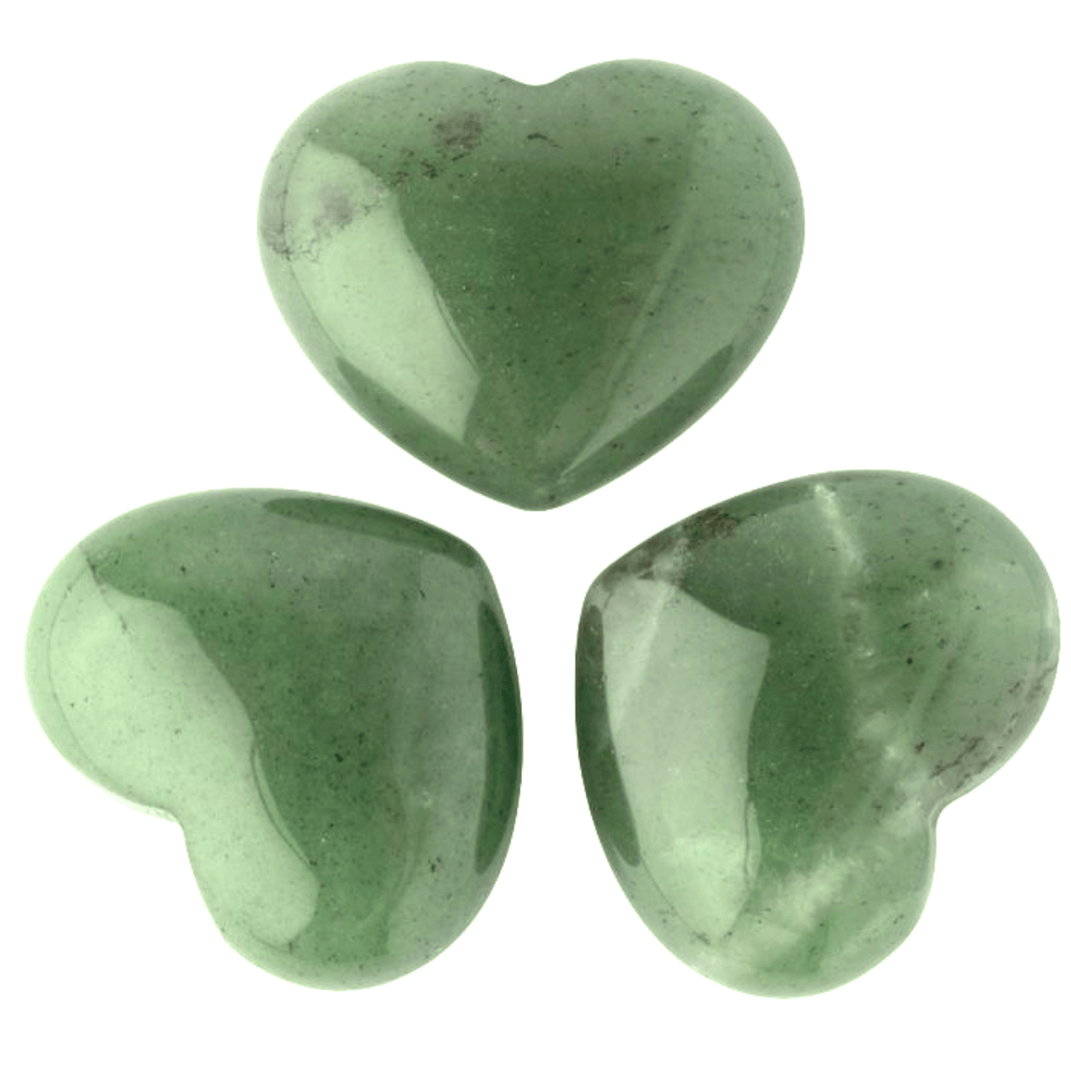Green Aventurine Mini Crystal Heart - Crystal Nest