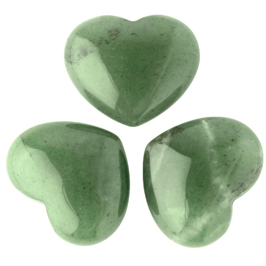 Green Aventurine Mini Crystal Heart - Crystal Nest