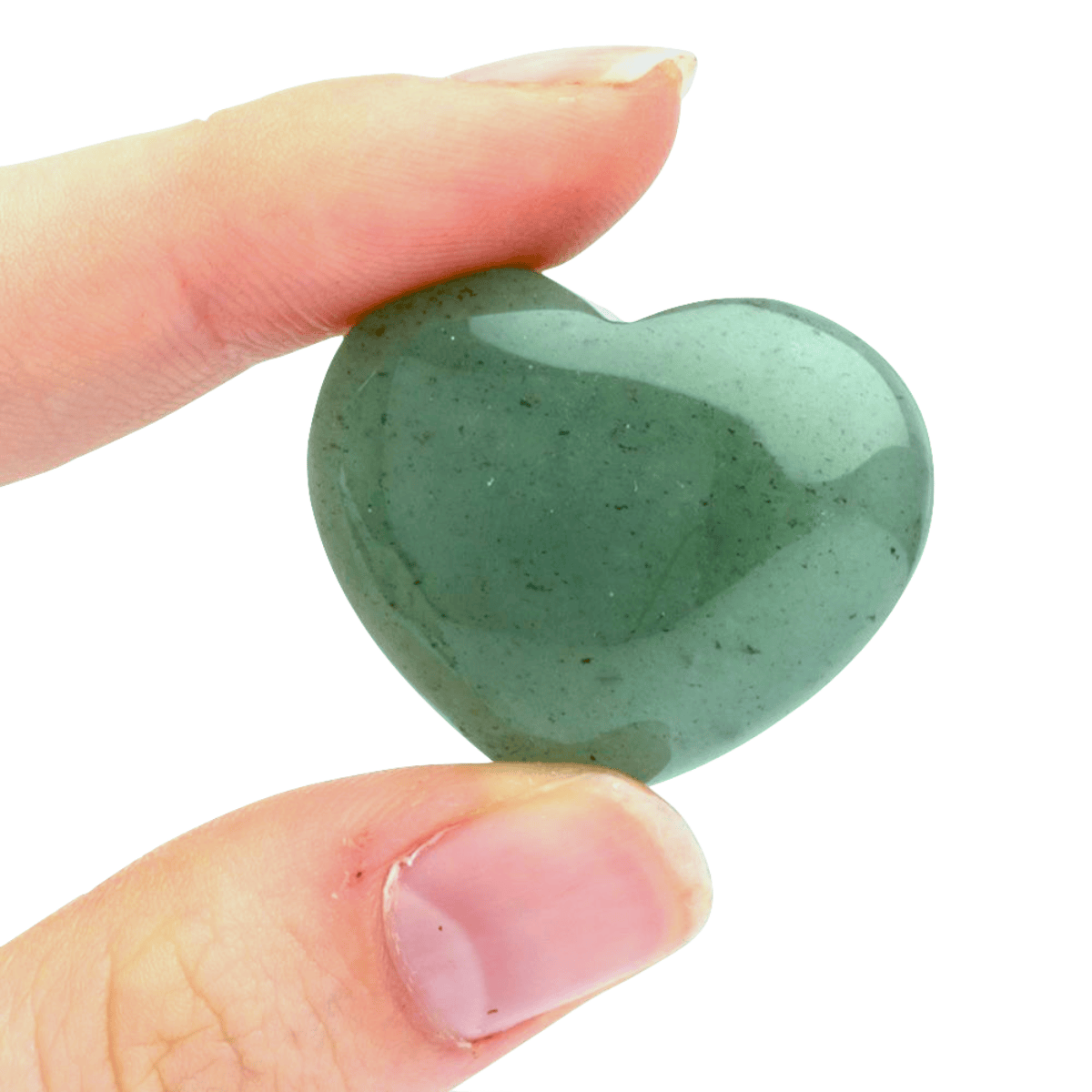 Green Aventurine Mini Crystal Heart - Crystal Nest