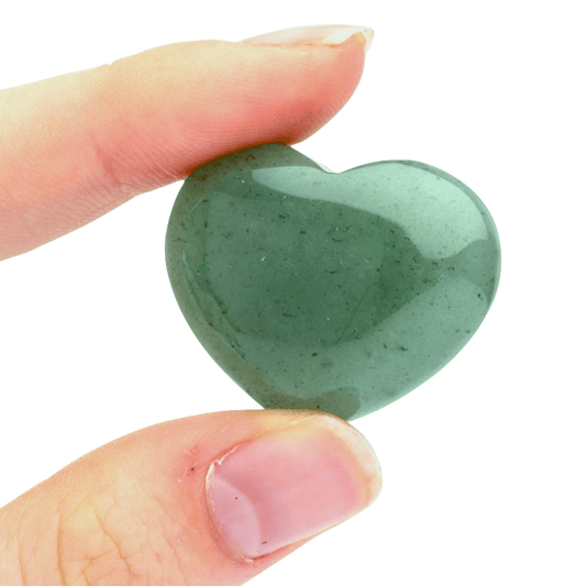 Green Aventurine Mini Crystal Heart - Crystal Nest