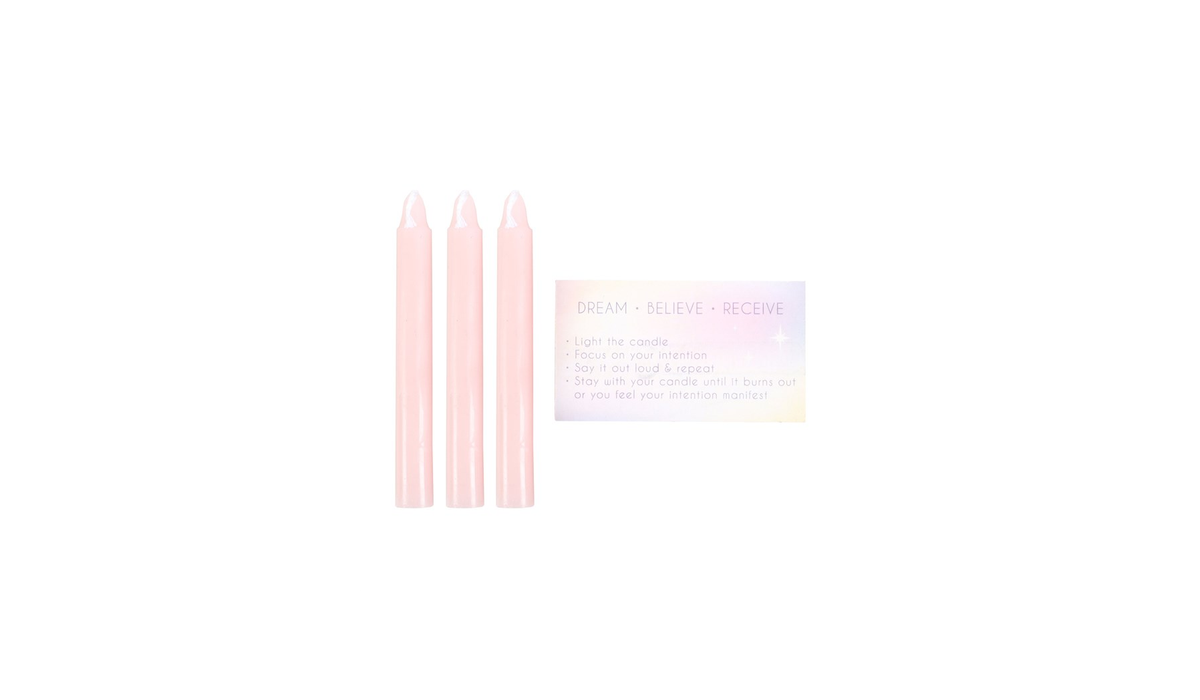 Manifestation Spell Candles in a Box - Crystal Nest