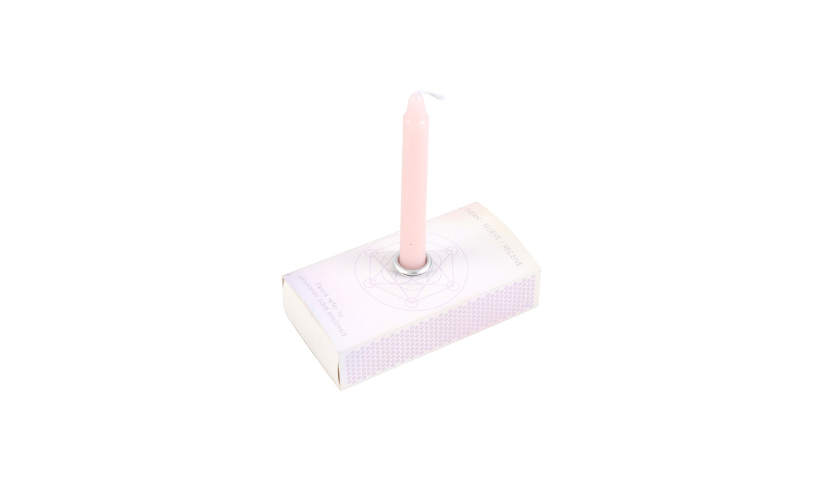 Manifestation Spell Candles in a Box - Crystal Nest