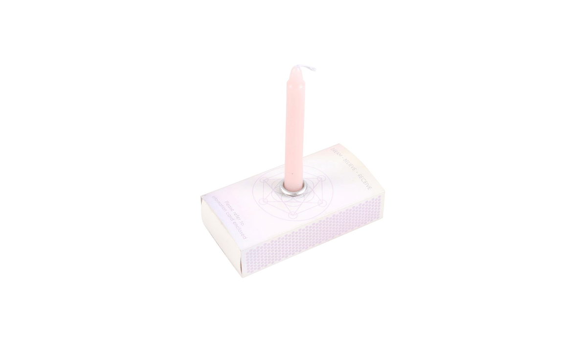 Manifestation Spell Candles in a Box - Crystal Nest