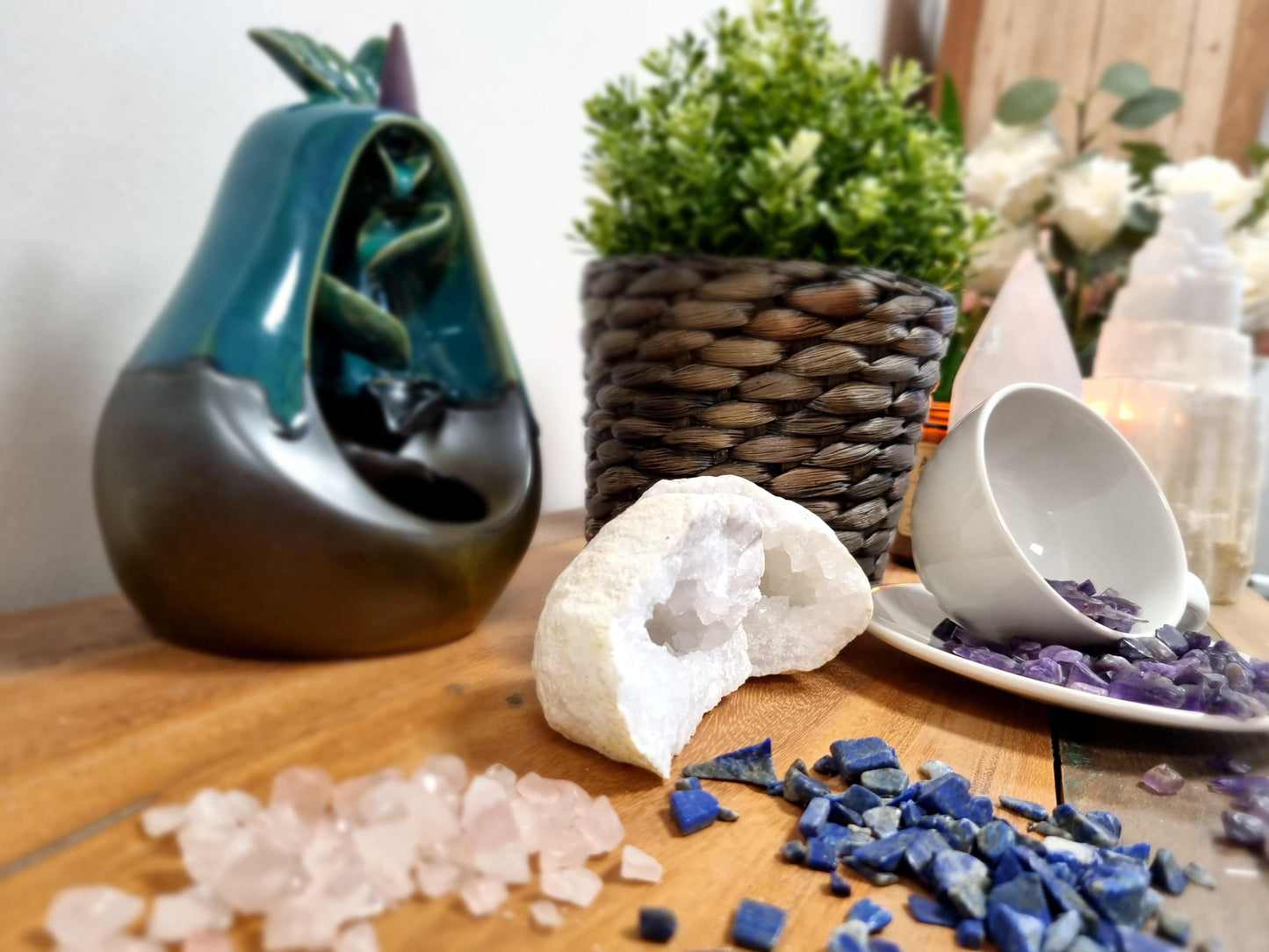 Clear Quartz Crystal Chips - 40g Bag - Crystal Nest