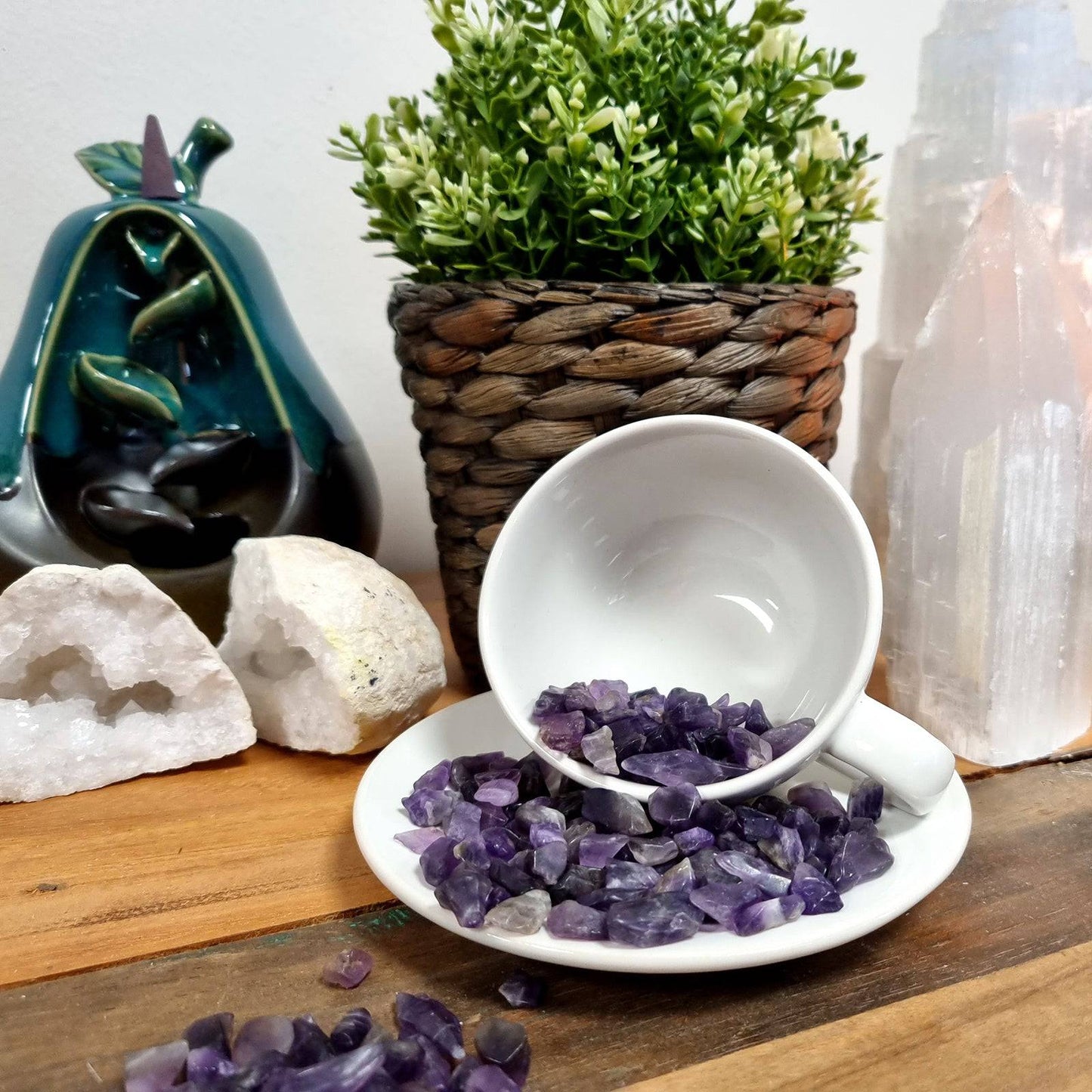 Amethyst Crystal Chips - 40g Bag - Crystal Nest