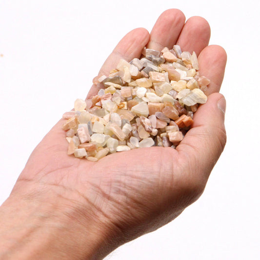 Moonstone Crystal Chips - 40g Bag - Crystal Nest