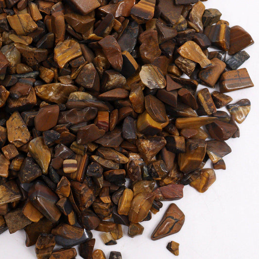 Tiger Eye Crystal Chips - 40g Bag - Crystal Nest