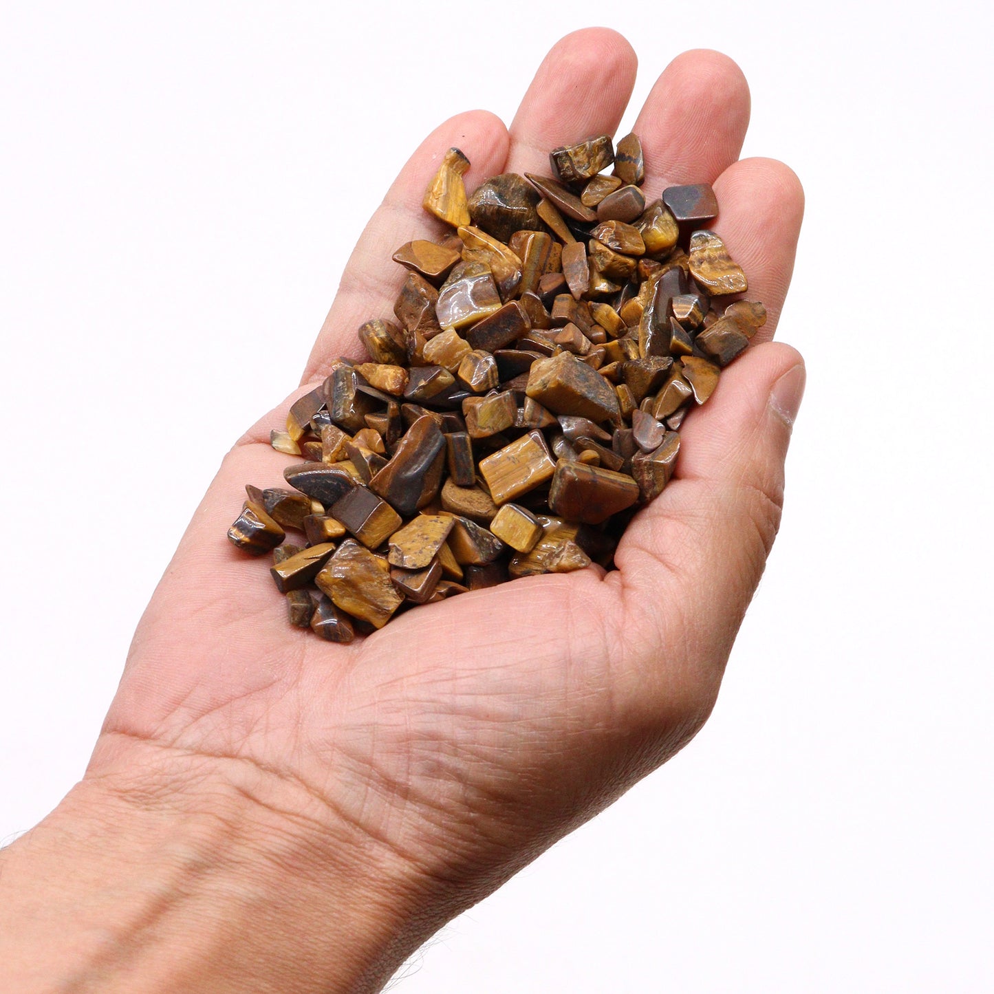 Tiger Eye Crystal Chips - 40g Bag - Crystal Nest