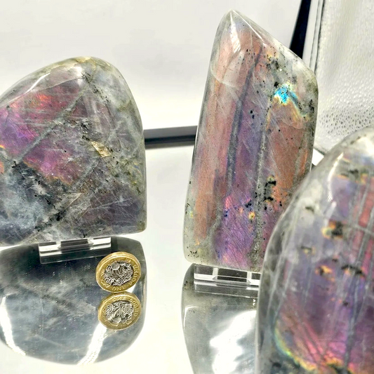 Purple Labradorite Crystal Freeform | 600–700g - Crystal Nest