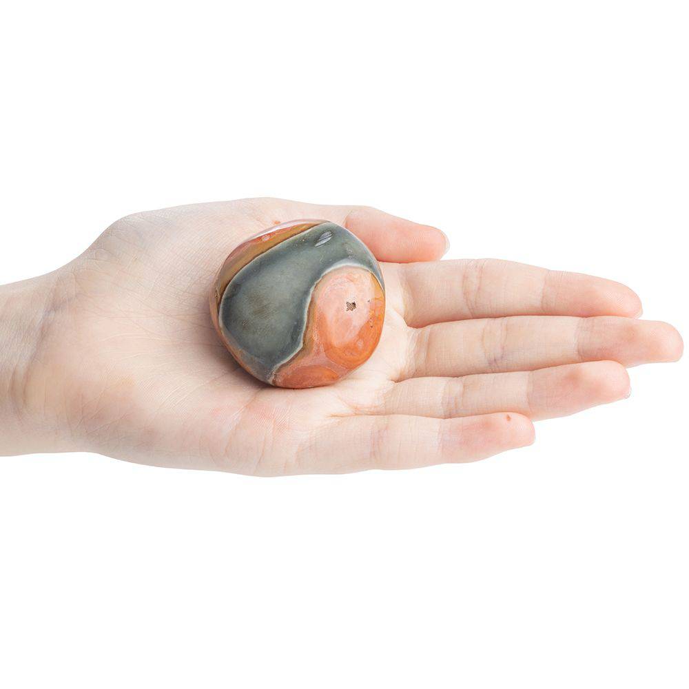 Polychrome Jasper Palmstone - Crystal Nest