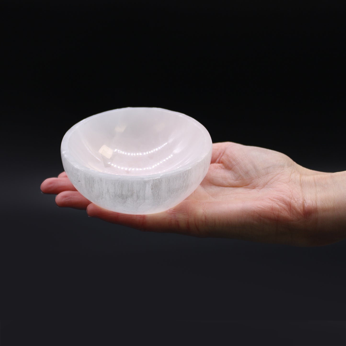 Medium Selenite Cleansing Bowl - Crystal Nest