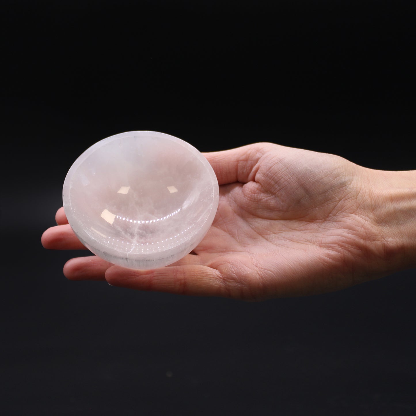 Small Selenite Cleansing Bowl - Crystal Nest