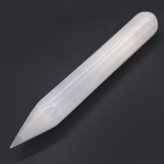 Pointed Selenite Wand - Crystal Nest