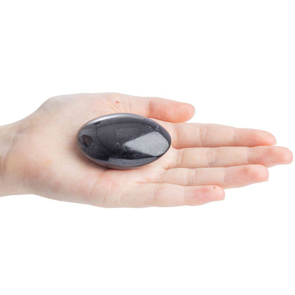 Black Tourmaline Palmstone - Crystal Nest