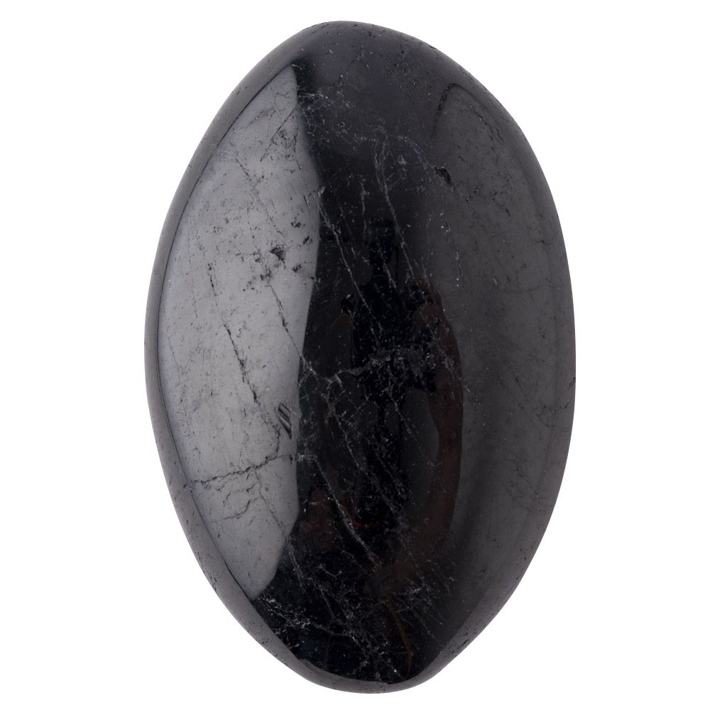 Black Tourmaline Palmstone | Medium - Crystal Nest