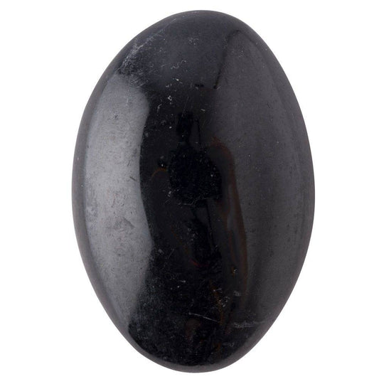 Black Tourmaline Palmstone - Crystal Nest