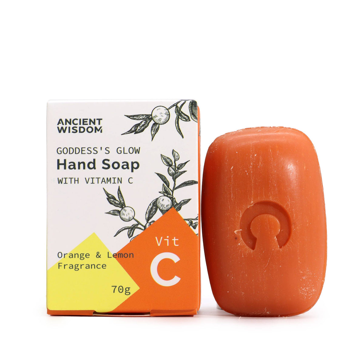 Vitamin C Hand Soap Bar | 70g - Crystal Nest
