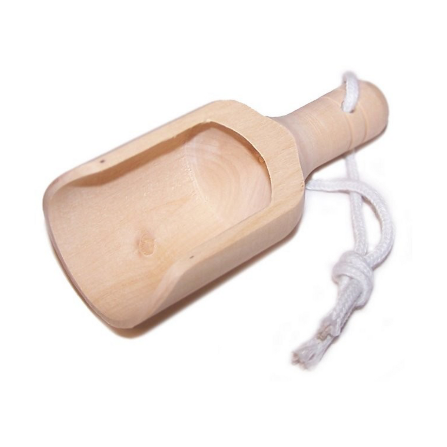 Mini Wooden Scoop | Bathroom Accessory - Crystal Nest
