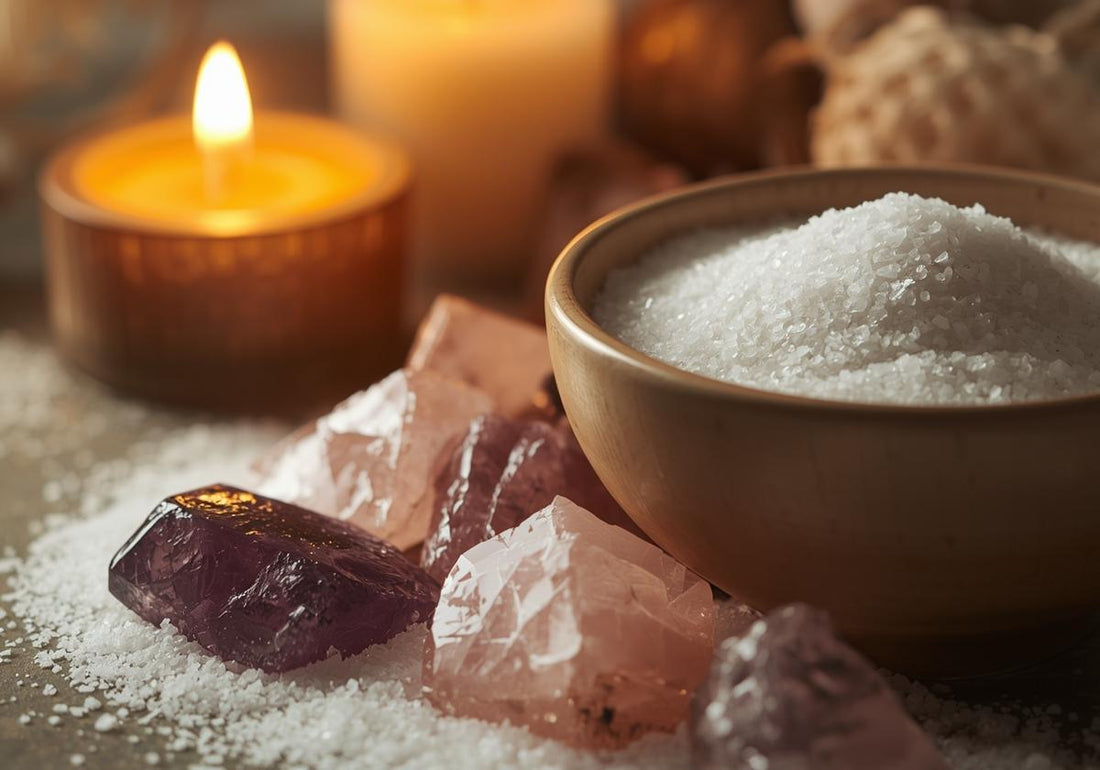 Winter Wellness: Self-Care Rituals with Crystals, Candles & Salt Baths