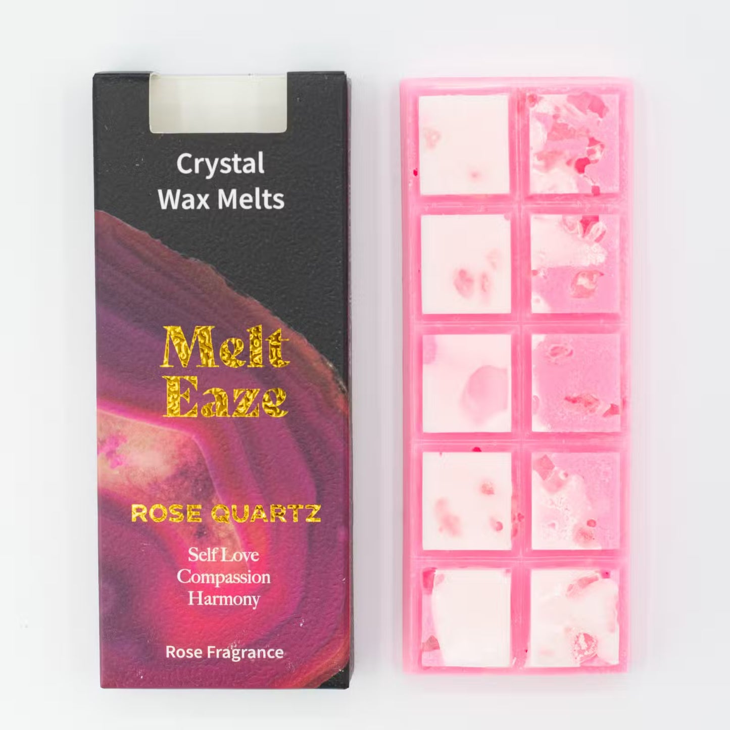 Rose & Rose Quartz Crystal Wax Melts