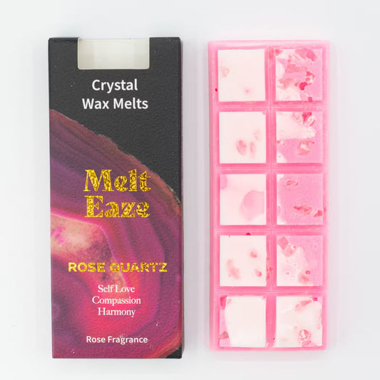 Rose & Rose Quartz Crystal Wax Melts